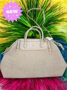 Etienne Aigner All Aboard Linen Collection Vintage Tote Purse - Picture 1 of 3