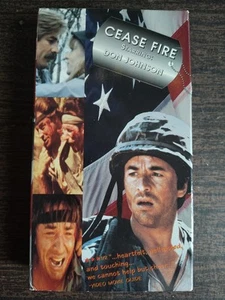 Cease Fire (VHS, 1996) HTF Rare B-movie Action War Don Johnson Low Budget - Imagen 1 de 3
