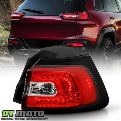 Luz trasera LED de fábrica para Jeep Cherokee 2014-2018 lámpara de freno exterior - pasajero Foto 1 de 4