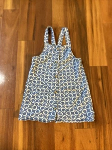 Guess Kinder Chambray Print Overall Kleid Knopfleiste Taschen 10/12 - Bild 1 von 6