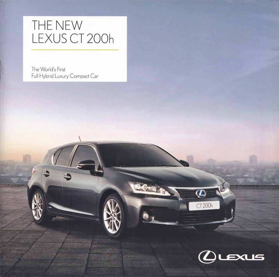 CAR BROCHURE - LEXUS CT 200h - FEBRUARY 2011 - Image 1 of 1