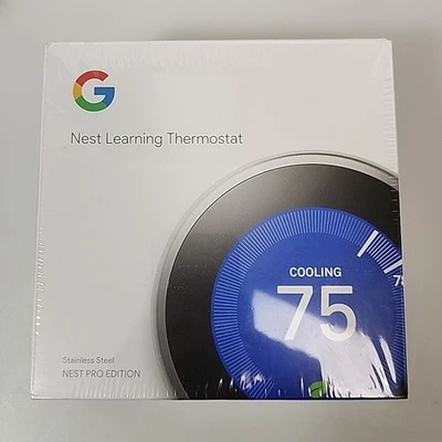 Nest Pro 3rd Gen Programmable Thermostat T3008US  (NEW SEALED) - Image 1 of 4
