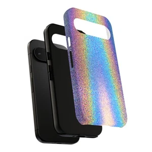 Case For Google Pixel (Pixel 9,8,7,6,5,4,4a,3,3a,2),Rainbow Pattern Print - Picture 1 of 6