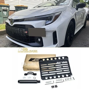 Parachoques delantero gancho de remolque soporte de licencia placa EOS para Toyota GR Corolla 23-up - Imagen 1 de 7