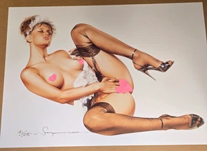 Litografia Hajime Sorayama (firmata e numerata) 14/125 "Servizio di assistenza" - Foto 1 di 6