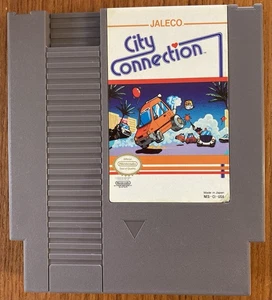 NES ~ CITY CONNECTION ~ Nintendo Game 3 Screw NES-CI-USA Game Cart Only NTSC - Picture 1 of 9