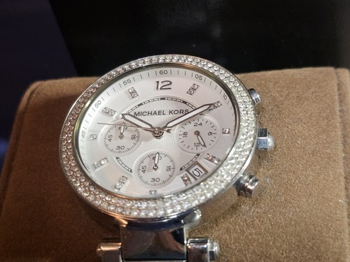 Orologio Donna MICHAEL KORS MK 5353 Parker Tono Argento Cronografo