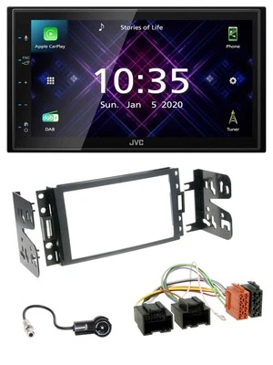JVC DAB 2DIN MP3 Bluetooth USB Autoradio für Chevrolet Corvette Uplander 05-13 - Bild 1 von 4