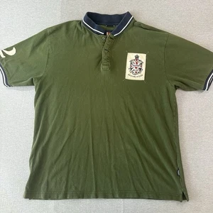 Vintage 90s Triumph Rugby Polo Stitched Green Herren XL Limited Edition Rarität - Bild 1 von 6