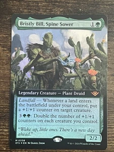 Bristly Bill, Spine Sower (FOIL Extended Art) Outlaws of Thunder Junction (OTJ) - Picture 1 of 3