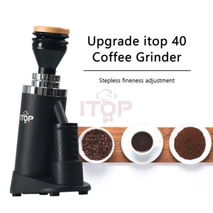 ITOP40 PLUS Electric Coffee Grinder 64mm Flat Burr Titanium Espresso Grinder - Picture 1 of 14