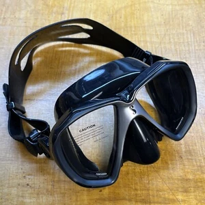 Máscara Scubapro Spectra - Negra/Plateada - Buceo Snorkel - CAJA ABIERTA - Imagen 1 de 10