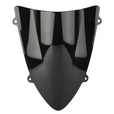 Fit Kawasaki Ninja 250R EX250 08-12 Windshield Windscreen Double Bubble Black - Image 1 of 4