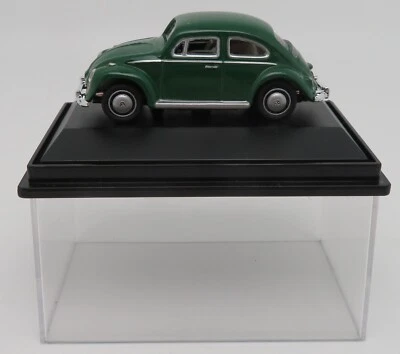 Micro IN Metallo Die Cast Hongwell Volkswagen Cox Verde Scuro Beetle Käfer 1/72 - Immagine 1 di 4