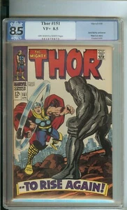 THOR #151 PGX 8.5 "JACK KIRBY COVER " - Picture 1 of 2