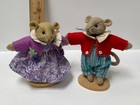 Deb Canham Artist Designs Felt Mice, Millicent and Maximus, numbered alike.