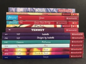 Lot 13 American Girl Books Chrissa Grace Kailey Marisol Mia Nicki Saige Tanney - Picture 1 of 9