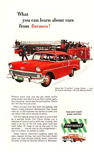 Chevrolet Automobile 1956 anuncio impreso original - Imagen 1 de 1