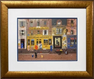 Michel Delacroix "Au Moulin De Paris" NEU individuell gerahmte Steinlithographie Kunst - Bild 1 von 6