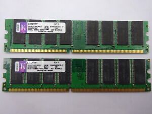 KINGSTON 2GB (2x1GB) DDR1 KVR400X64C3A/1G-SP PC-3200 2.6V #R1643