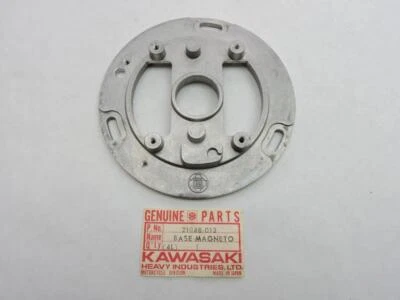 21048-013 NOS Kawasaki Magneto Base F7C F7D F7 KZ200-A1 F5 F9 F9B F9C W19317 Foto 1 de 3