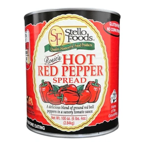 Stello Foods - Rosie's Hot Pepper Spread - Lata No.10 - Imagen 1 de 4