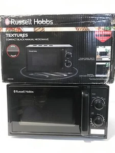 Russell Hobbs Mikrowelle 17L 700W Zifferblatt Auftauen Solo Backofen RHM1725B schwarz - Bild 1 von 11