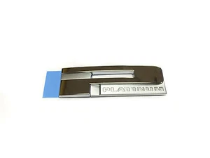 Placa de identificación emblema tapa maletero Cadillac XTS platino cromo OEM nuevo 20971945 - Imagen 1 de 4