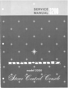 Service Manual-Anleitung für Marantz 3200  - Picture 1 of 1