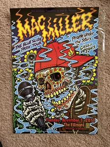 The Blue Slide Park Tour Mac Miller Poster - Picture 1 of 6