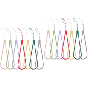 2 Count Geflochtenes Silikon -Lanyard Anti-Verlust Handgelenksgurt - Afbeelding 1 van 12