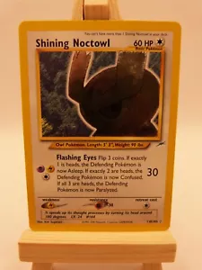 Pokemon Shining Holo Karte - Shining Noctowl 110/105 (Neo Destiny) - Bild 1 von 18