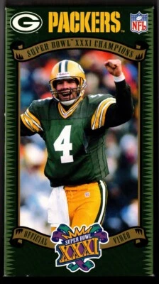 Видеокассета GREEN BAY PACKERS VHS Super Bowl XXXI Champions BRETT FAVRE 1997 - Изображение 1 из 2