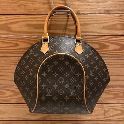 Подлинный Louis Vuitton Ellipse GM монограмма сумка Дамская сумка сумка замок 338 без ключа - Изображение 1 из 4