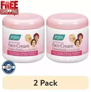 (2 Confezioni) Jergens Crema Viso Multiuso, Idratante Detergente Profonda, Lozione per - Foto 1 di 4
