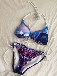 Women Swimming Suits Two Piece Bikini Set for Women Purple Size M - Picture 1 of 5