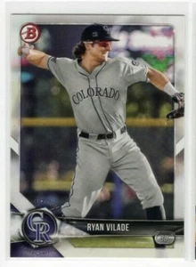 Ryan Vilade 2018 Topps Bowman Baseball Prospect #BP92 Colorado Rockies - Picture 1 of 1