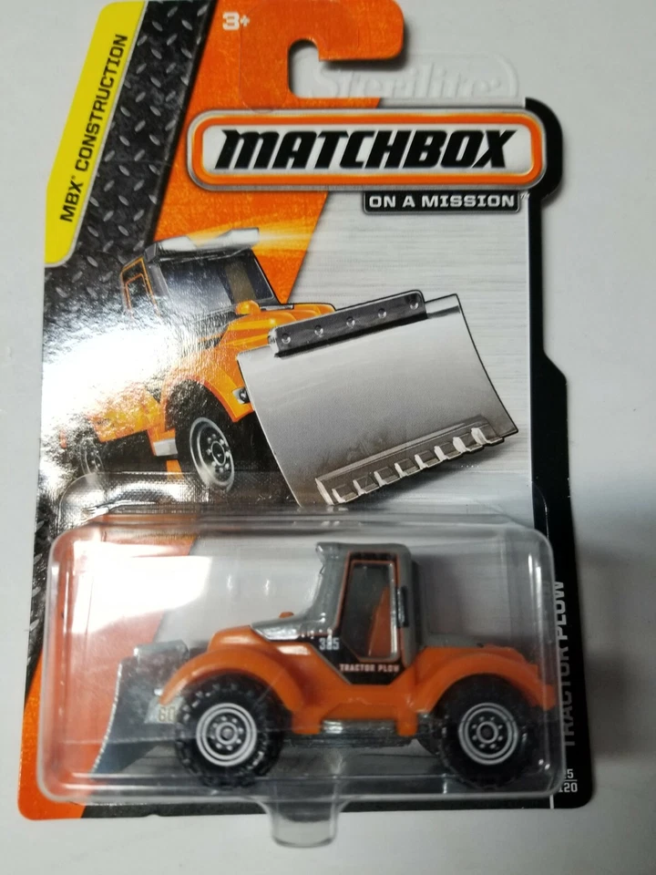 Matchbox Tractor Plow Free Shipping - Image 1 of 1