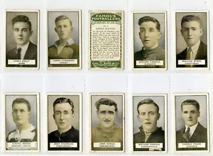 Full Set, Gallaher, Famous Footballers, Green Back 1925 G-VG (Gd2596) 100/100 - Picture 1 of 4