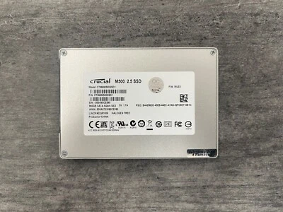 CT960M500SSD1 CRUCIAL M500 960GB 7mm 2.5" SATA Solid State 6G, ONE YEAR WARRANTY - Image 1 of 4
