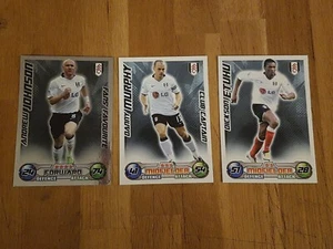 Match Attax Premier League 2008/2009 EXTRA - 3x Fulham Cards - Picture 1 of 1
