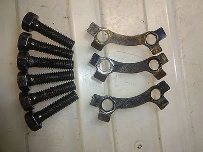 Yamaha 1983 XV Virago 500 XV500 freno delantero rotor disco pernos y arandelas Foto 1 de 4