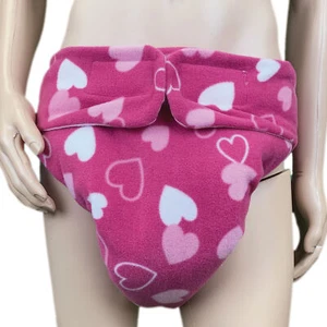 Cuddlz Vellón Cierre Frontal Acolchado Tamaño Adulto Pañal Cubierta - Imagen 1 de 19