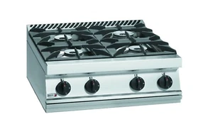 Natural Gas 4-Burner Stainless Steel Boiling Top Made in Spain - Picture 1 of 1