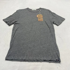 NWT Faherty Mens S Vintage Chambray Tee Shirt Mineral Grey Heather Soft Cotton - Picture 1 of 11