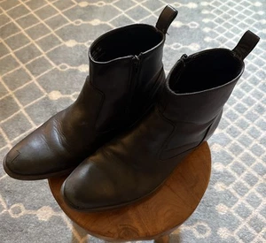 Giorgio Brutini Stiefeletten Chelsea Boots Herren 11 Slipper Mode Schwarz Leder - Bild 1 von 6