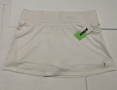 Prince Tennis Pickleball Women's Match Knit Skort White XL -Stain Flaws As Seen - Image 1 of 4