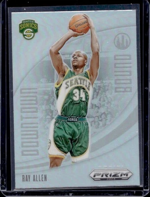2023-24 Prizm Deca Ray Allen Downtown Bound Silver #18 Supersonics - Image 1 of 2
