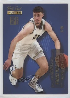 2022 Wild Card Matte SP Exclusive Base Basketball Blue /10 Franz Wagner #MBN-6 - Image 1 of 2