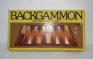 1981 Whitman Backgammon Board Game #4832-22 Used Complete Vintage Usa - Picture 1 of 5
